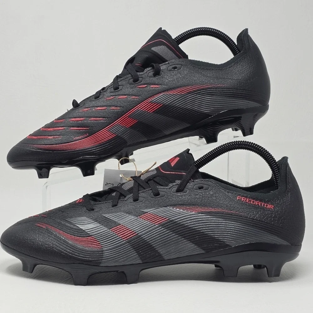 adidas Predator League Firm Ground Soccer Cleats ID1328 Mens Size 10.5 Black New